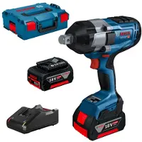 Silverline Slagmutterdragare GDS 18V-1050 H BITURBO; 18 V; 2x5,0 Ah batt.