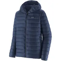 Patagonia - Dunjackor skid - M's Down Sweater Hoody New Navy för UnisexNylon - Storlek S - Marinblå