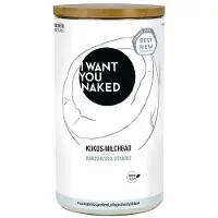 I Want You Naked kokos och Vitamin E kokosmjölkbad Badartiklar 400 g