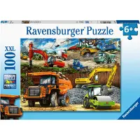 Ravensburger Pussel 100 bitar Construction Vehicles
