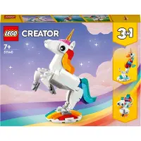LEGO Creator - Magisk enhörning 31140 - 3-I-1 - 145 Delar - - One Size - Klossar