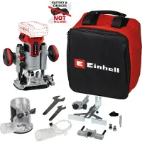 Einhell Överfräs 4350410 TP-RO 18 Set Li BL - Solo exkl. batteri/laddare, Utan laddare