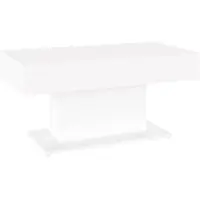 vidaXL Soffbord, Vitt, 96X50X45 Cm, Material Träbaserat