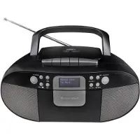 Soundmaster Kassettradio SCD7800SW DAB+, FM Väckningsfunktion Svart