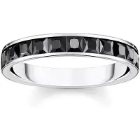Thomas Sabo Heritage Shiny black ring TR2358-643-11-50