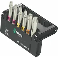 Wera 05056470001 Bit-Check 6 Wood TX HF 1 Torx-Bit Drivning: 1/4 Output: TORX 50 mm