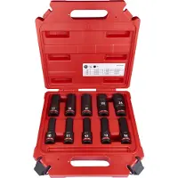 Milwaukee Shockwave Impact Duty - Slagsocketsats - 10 delar - 1/2" - sex-stiftigt