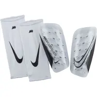 Adidas Benskydd Mercurial Lite - Vit/svart, storlek Large/170-180cm