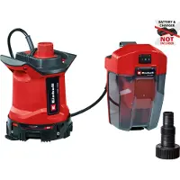 Einhell GE-DP 18/25 LL Li, 153 W, Batteri, 0,5 Bar, 7000 l/h, Svart, Röd - SOLO