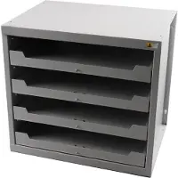 Allit 455805 Hölje för lådsystem EuroPlus Depot M (L x B x H) 505 x 380 x 465 mm Grå 1 st