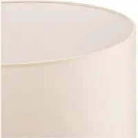 Duolla Lampskärm Roller ecru bomull Ø50cm höjd 24cm , Creme / bärnsten, Textil / tyger / siden