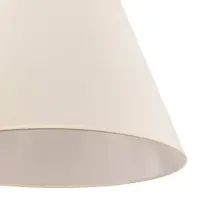 Duolla Lampskärm Anna för hänglampa ecru/struktur , Creme / bärnsten, Textil / tyger / siden