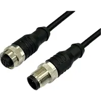Bkl Electronic 2702003 Sensor/ställdon-anslutningskabel M12 Koppling rak 2 m Antal poler (RJ): 4 1 st