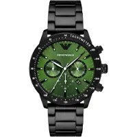 Giorgio Armani Kronografklocka - - AR11472 - Svart - Rostfritt stål - 3 ATM