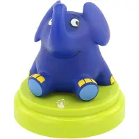 Diemaus Elephant 1800-0017-510 LED-nattlampa Elefant LED Blå
