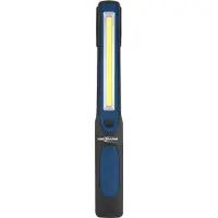 Ansmann WL250B, Ficklampa, Svart, Blå, Knappar, IPX3, COB LED, 3 W