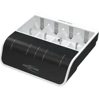 Ansmann Comfort Multi - 1,5 h USB-batteriladdare - (för AA, AAA, C, D, 9V) - 800 mA - vit, svart