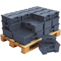 Raaco Solid 1, Svart, Polypropylen (PP), Dammresistent, Stöttålig, Vattentålig, 275 mm, 175 mm, 125 mm
