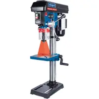 Scheppach DP19Vario, utan nyckel, Svart, Blå, Röd, 1,6 cm, 2580 RPM, 1 mm, 440 RPM