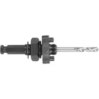 Milwaukee Adapter för hålsåg Arbor; HEX 11 mm; 32-210 mm + centreringsborr