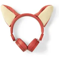 Nedis On-Ear Fox hörlurar - Orange