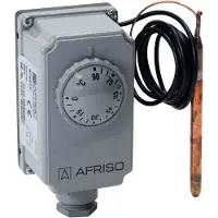 Afriso nedsänknings-termostat med kapillärrör TC2 0-90°C - 6742100