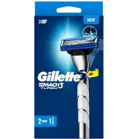 Gillette Mach3 Turbo rakblad, 5 st