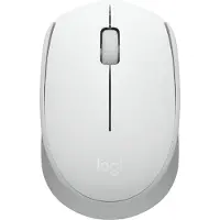 Logitech M171 - Mus - höger- och vänsterhänt - trådlös - 2,4 GHz - trådlös mottagare (USB) - Off-White