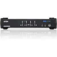 Aten CubiQ CS1784A - Omkopplare för tangentbord/video/mus/ljud/USB - 4 x KVM/ljud - 1 lokal användare - skrivbordsmodell