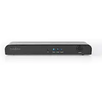 Nedis HDMI (tm) Switch | 3-Port port(s) | 3x HDMI(tm) Input | 1x HDMI(tm) Output | 4K@60Hz | 18 Gbps | Fjärrstyrd | Metall | Antracit