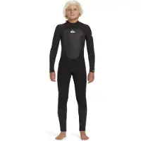 Quiksilver 4/3 Mm Pro Junior Våtdräkt Med Långa ärmar Och Dragkedja På Ryggen