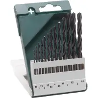 Bosch 2609255031 HSS Metall-spiralborrset 13 delar 1 mm, 1.5 mm, 2 mm, 2.5 mm, 3 mm, 3.5 mm, 4 mm, 4.5 mm, 5 mm, 5.5 mm, 6 mm, 6.5 mm valssmidd DIN