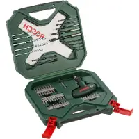 Bosch 2607010610 X-Line 54 delar Borr- & bitssats Metall, Sten, Betong, Trä, Murverk