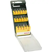 Bosch 25 -delar skruvbitsats PH; PZ; T; S; HEX; 15 st. + magnet-bitshållare