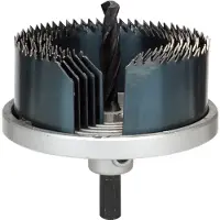 Bosch - Hålsågssats - för trä - 5 delar - 60 mm, 68 mm, 75 mm, 83 mm, 92 mm - för UniversalImpact 18V-60