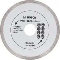 Bosch - Skärskiva i diamant - för keramik - 115 mm - för UniversalGrind 18V-75