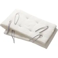 Leander Spjälsängsskydd - Linea/Luna - 32x180 - Snow - - One Size - Spjälsängsskydd