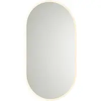 QAZQA Modern badrumsspegel inkl LED och touchdimmer - Bouwina