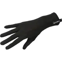 Aclima LightWool Liner Gloves Jet Black
