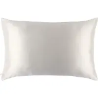 Slip Pure Silk Queen Pillowcase White Kuddar 1 st