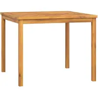 vidaXL Trädgårdsbord 90x90x74 cm massivt akaciaträ