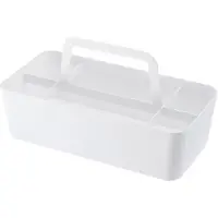 SmartaSaker Korg i metall, TOWER TOOL BOX, 30 x 15 x H 15 cm, Yamazaki, Vit