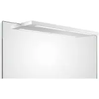 DECOR WALTHER Vägglampa Slim 1-60 N, Vitt / opal, Badrum, Aluminium / grå / zink, Modern, Vägglampa, sänglampa, sänglampa vägg