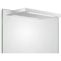 DECOR WALTHER Vägglampa Slim 1-34 N, Vitt / opal, Badrum, Aluminium / grå / zink, Modern, Vägglampa, sänglampa, sänglampa vägg