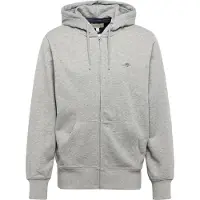 Gant Sweatjacka gråmelerad