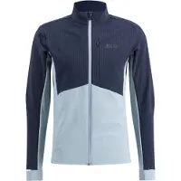 Swix Men's Pace Hybrid Full Zip Midlayer Dark Navy/Fog