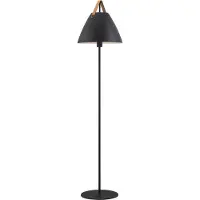 Nordlux by Nordlux Golvlampa Strap, Svart, Vardagsrum / matsal, Metall, Skandinavisk, Golvlampa