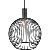 Nordlux by Nordlux Hänglampa Aver, dimbar, Svart, Vardagsrum / matsal, Metall, Skandinavisk, Pendellampa