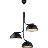 Nordlux by Nordlux Design pendellampa Tullio, dimbar, Svart, Vardagsrum / matsal, Metall, Design, Pendellampa