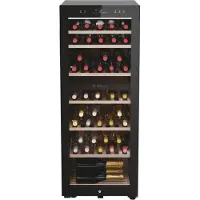 Haier Series 7 HWS77GDAU1 - Vinkylare - Wi-Fi - bredd: 49,7 cm - djup: 58,5 cm - höjd: 127 cm - klass G - svart